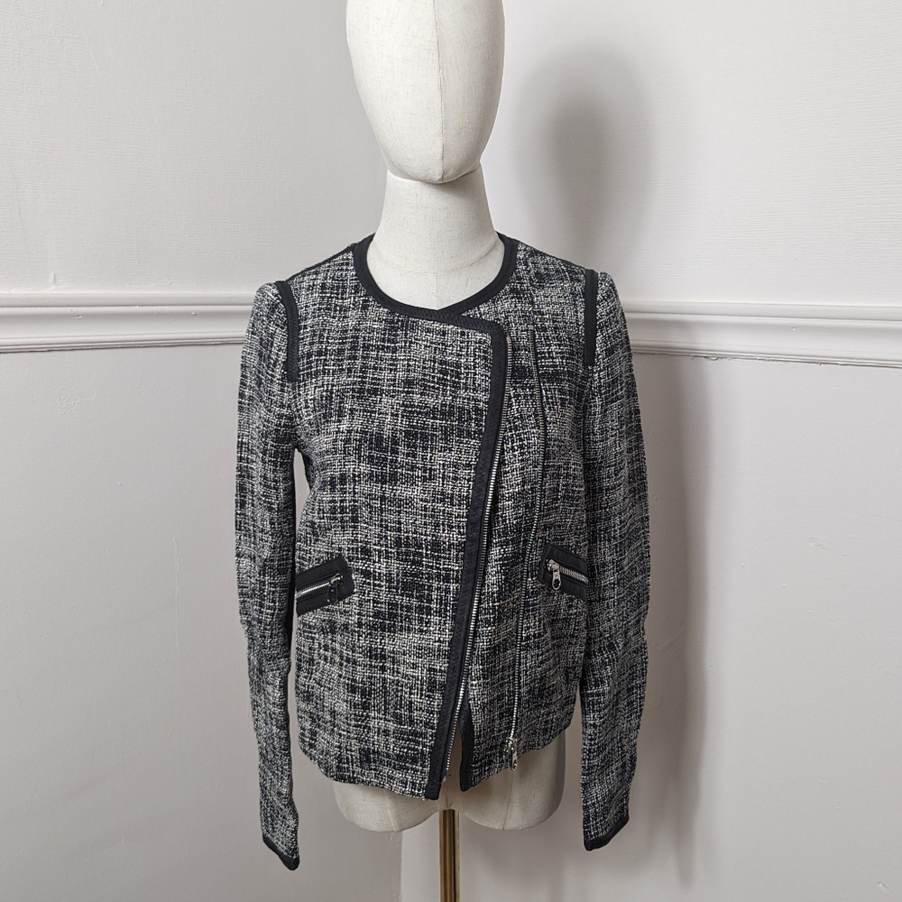 Karen Millen Jacket Italian Tweed, Womens Size 2 NWTS